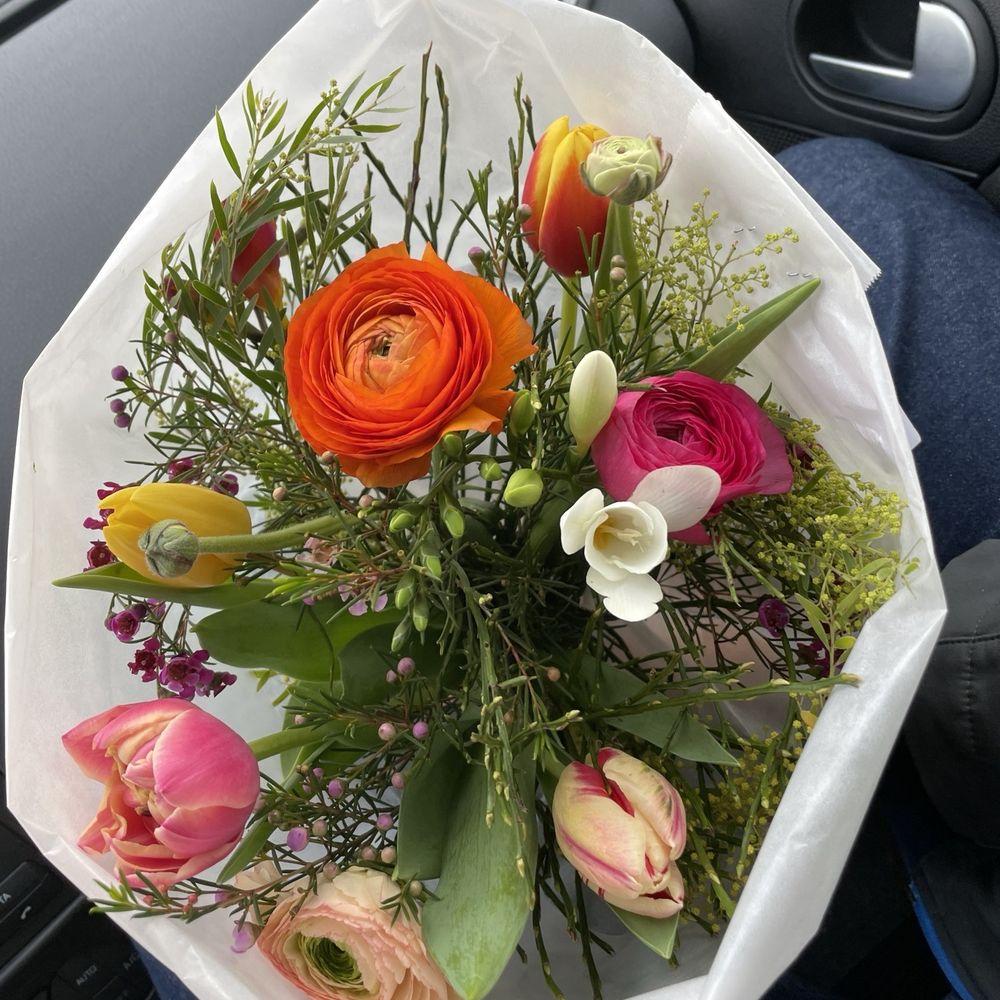 Blumenstrauß-Kreation